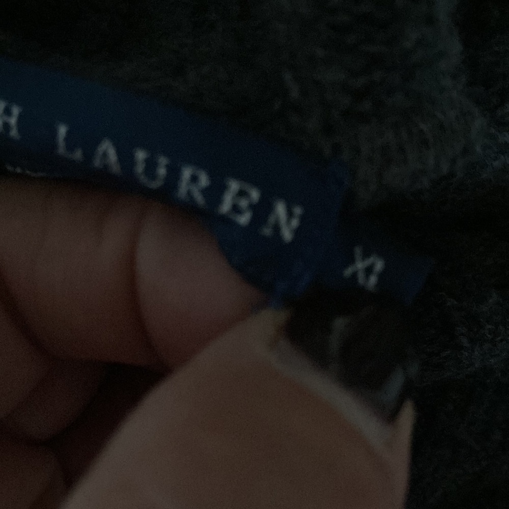 RALPH LAUREN SLEEVELESS WOOL BLEND TURTLENECK DRESS TWO TONE KNEE LENGTH SIZE XL - Picture 6 of 8